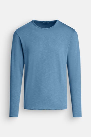 DSTREZZED Longsleeve 'Newman' azurblau
