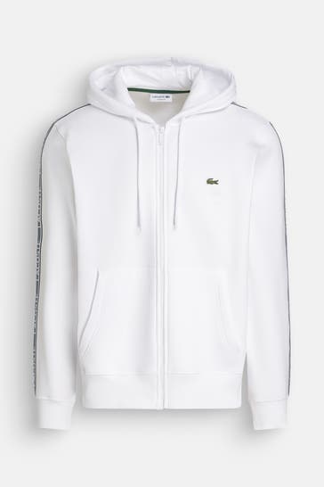 LACOSTE Sweatjacke weiß