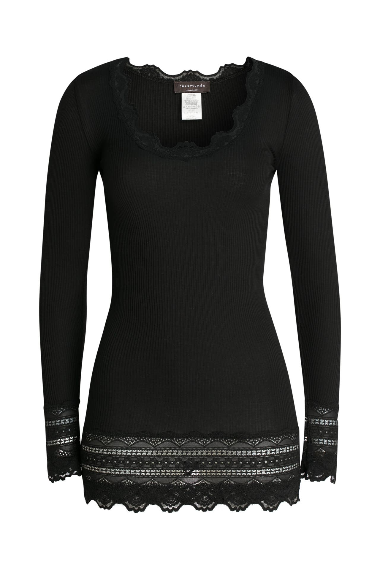 ROSEMUNDE Seidenmix-Shirt schwarz, Bild 1