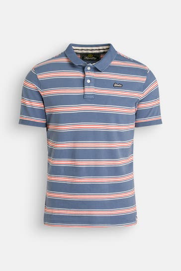 SUPERDRY Polo-Shirt gestreift