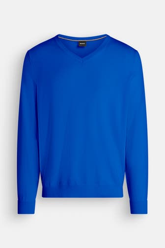 BOSS Wollpullover 'Batisse' royalblau