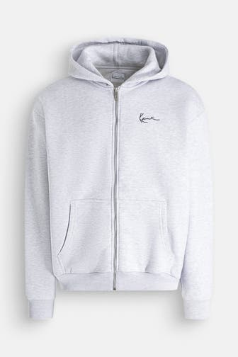 KARL KANI Sweatjacke hellgrau