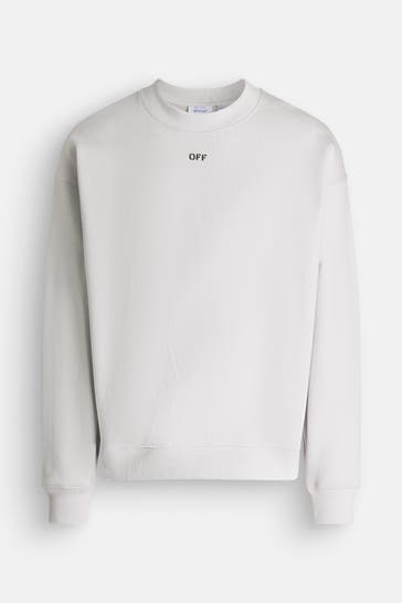 OFF-WHITE Sweatshirt steingrau