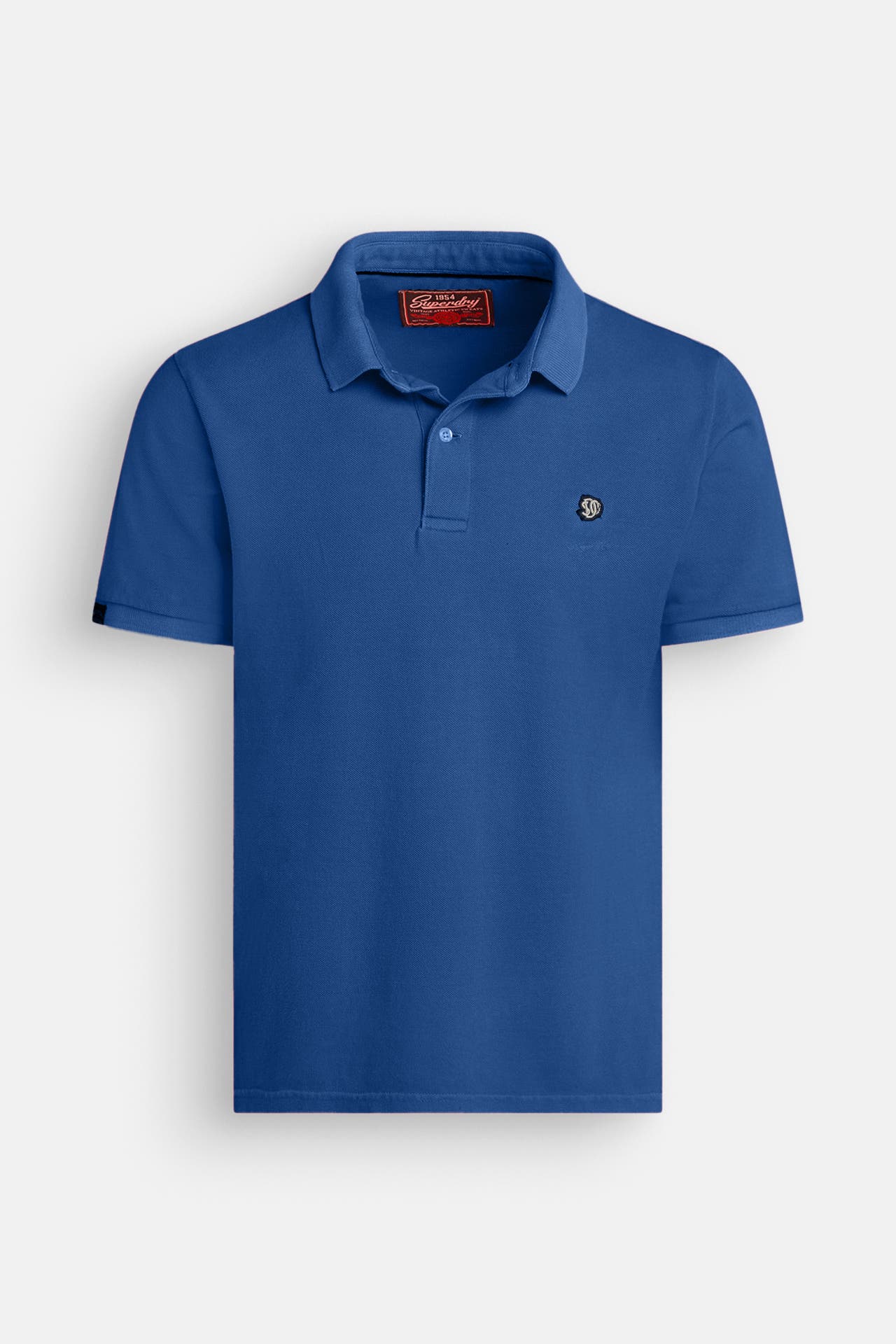 SUPERDRY Polo-Shirt 'Vintage Destroy' azurblau, Bild 1