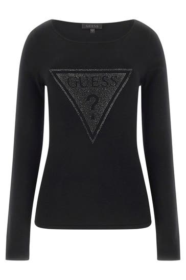 GUESS Longsleeve schwarz