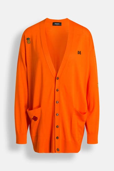 DSQUARED2 - Strickjacke orange