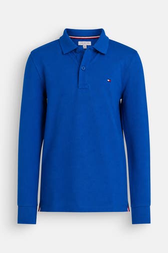 TOMMY HILFIGER Langarm-Polo blau