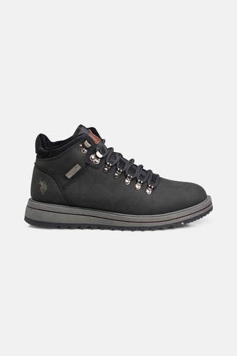 U.S. POLO ASSN. Schnürstiefel 'Viking' dunkelgrau