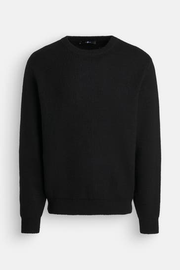7 FOR ALL MANKIND Strickpullover schwarz