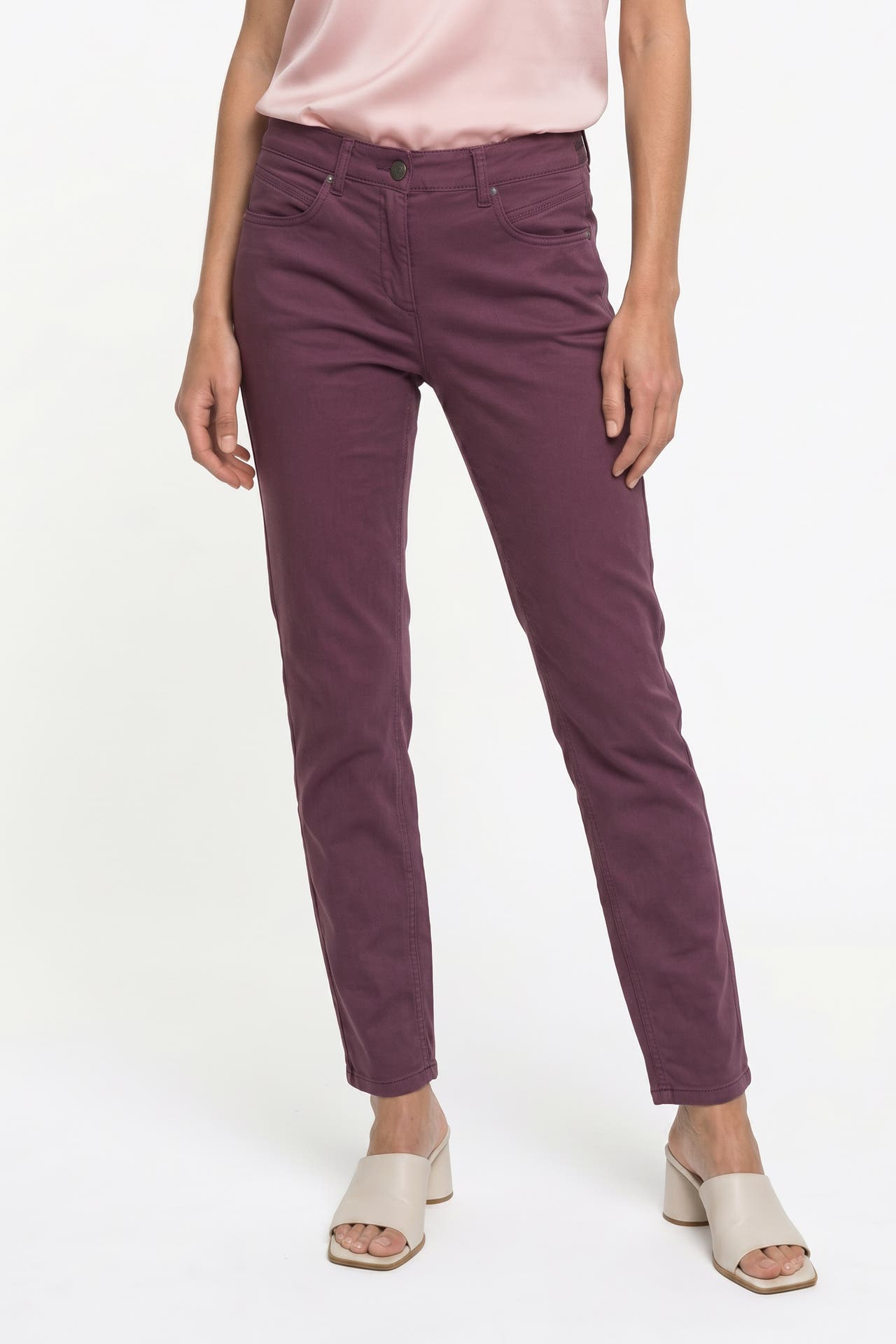 LUISA CERANO Jeans burgunder, Bild 1