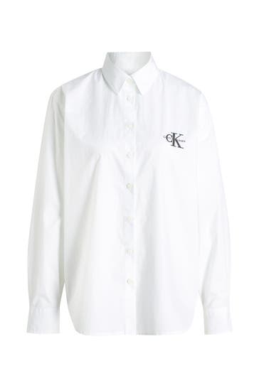 CK JEANS Casual-Bluse weiß