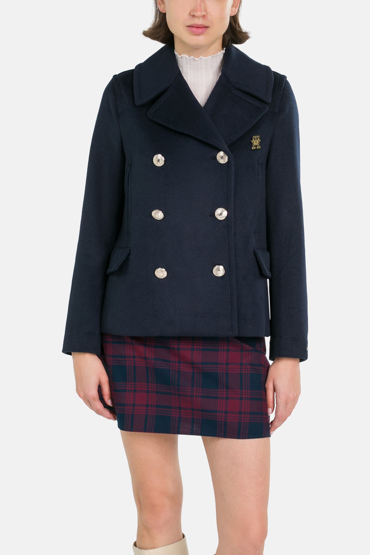 TOMMY HILFIGER Wollmixjacke dunkelblau, Bild 1