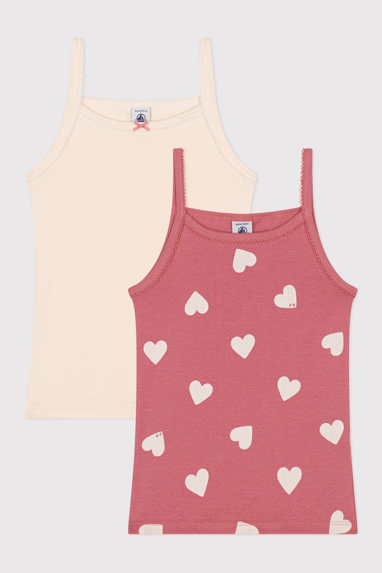 PETIT BATEAU 2er-Pack Unterhemden mehrfarbig, Bild 1