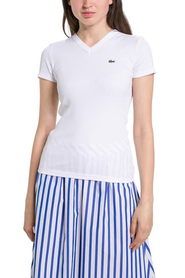 LACOSTE T-Shirt weiß