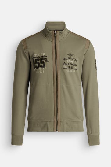 AERONAUTICA MILITARE Sweatjacke oliv