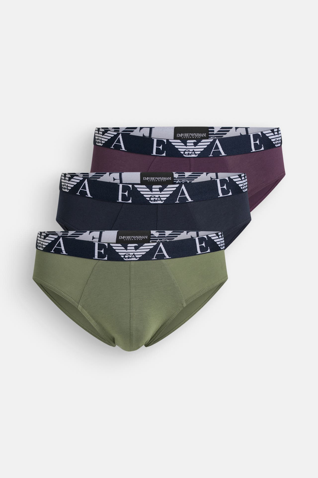 EMPORIO ARMANI 3er-Pack Slips mehrfarbig, Bild 1