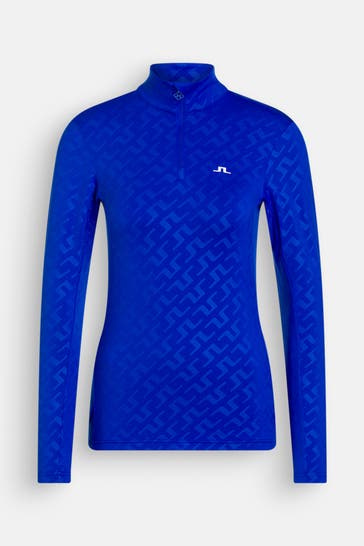 J.LINDEBERG SPORTSWEAR Midlayer 'Lauryn Deboss' königsblau