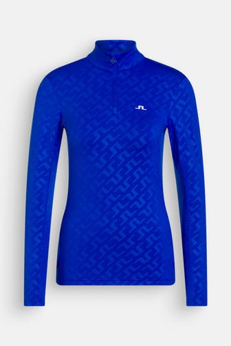 J.LINDEBERG SPORTSWEAR Midlayer 'Lauryn Deboss' königsblau