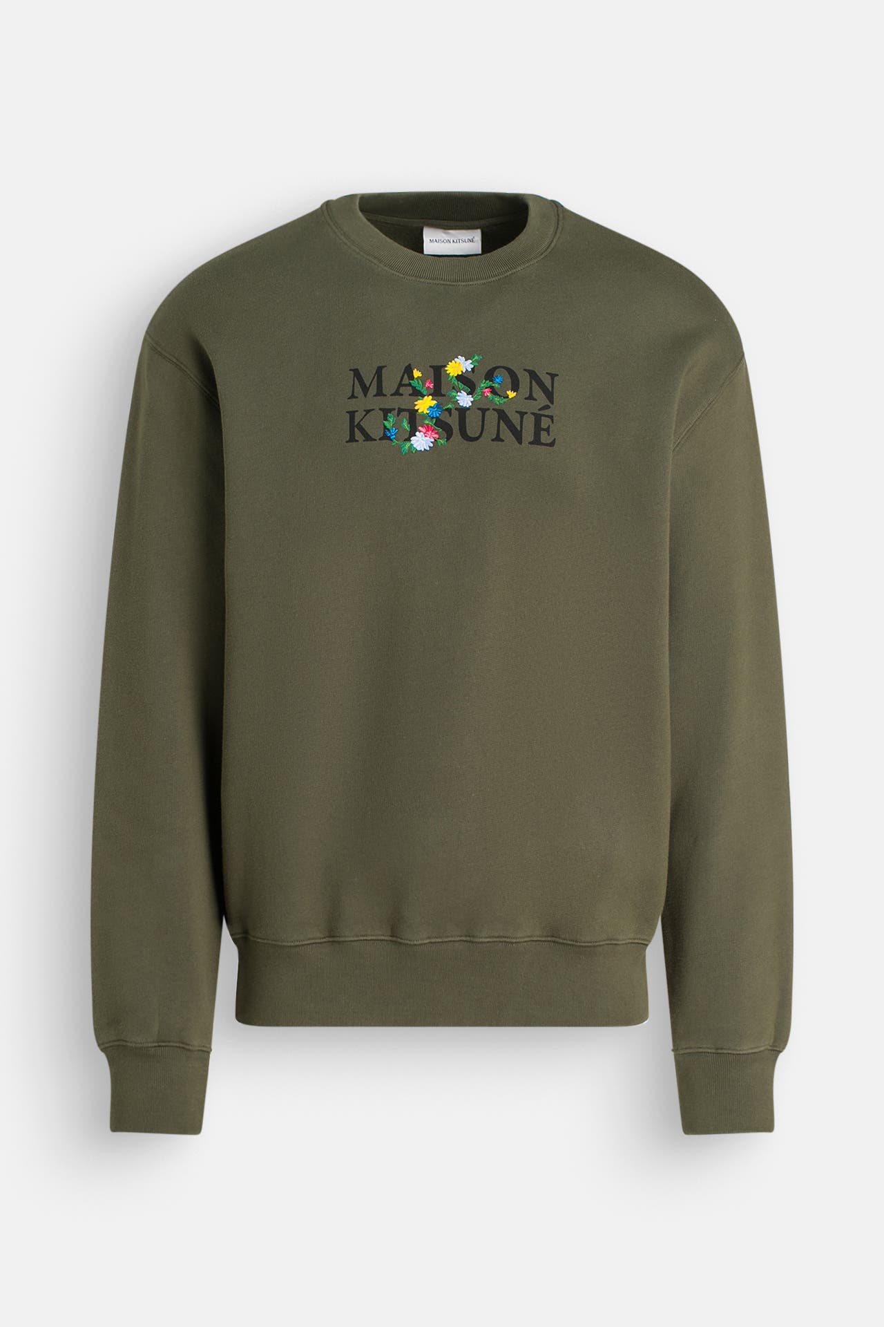 MAISON KITSUNÉ Sweatshirt dunkelgrün, Bild 1
