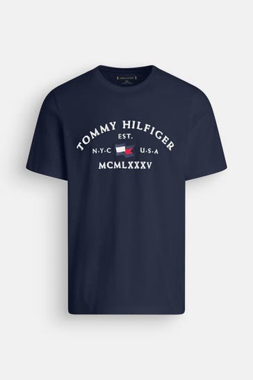 TOMMY HILFIGER T-Shirt nachtblau
