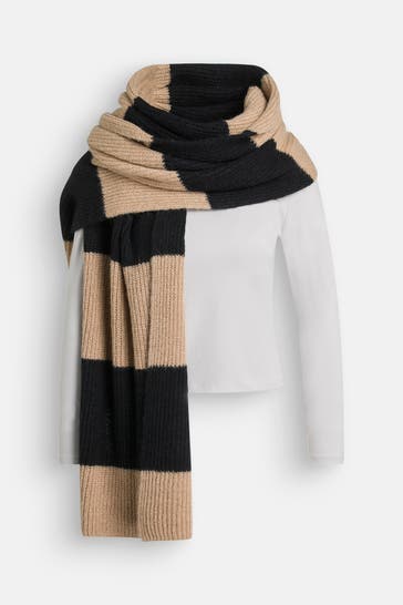 RIANI Wollmixschal zweifarbig