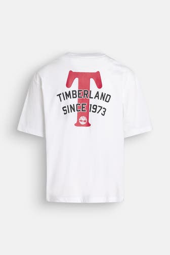 TIMBERLAND T-Shirt 'Big T' weiß