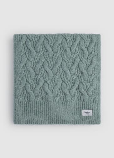 PEPE JEANS Strickschal 'Zaida' jade