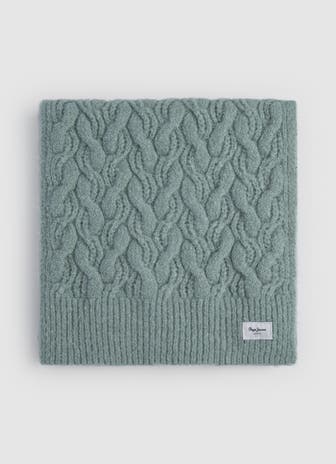 PEPE JEANS Strickschal 'Zaida' jade