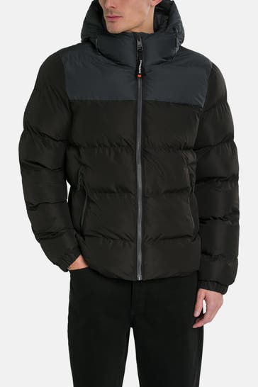SUPERDRY Steppjacke 'Colourblock' zweifarbig