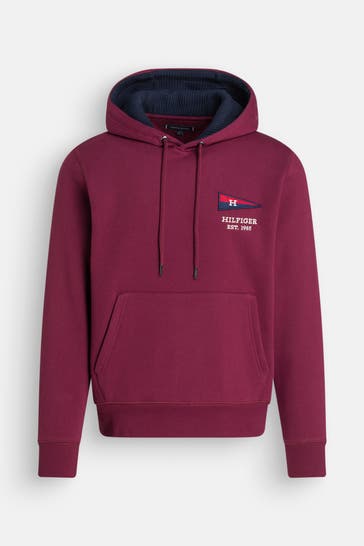 TOMMY HILFIGER Hoodie weinrot