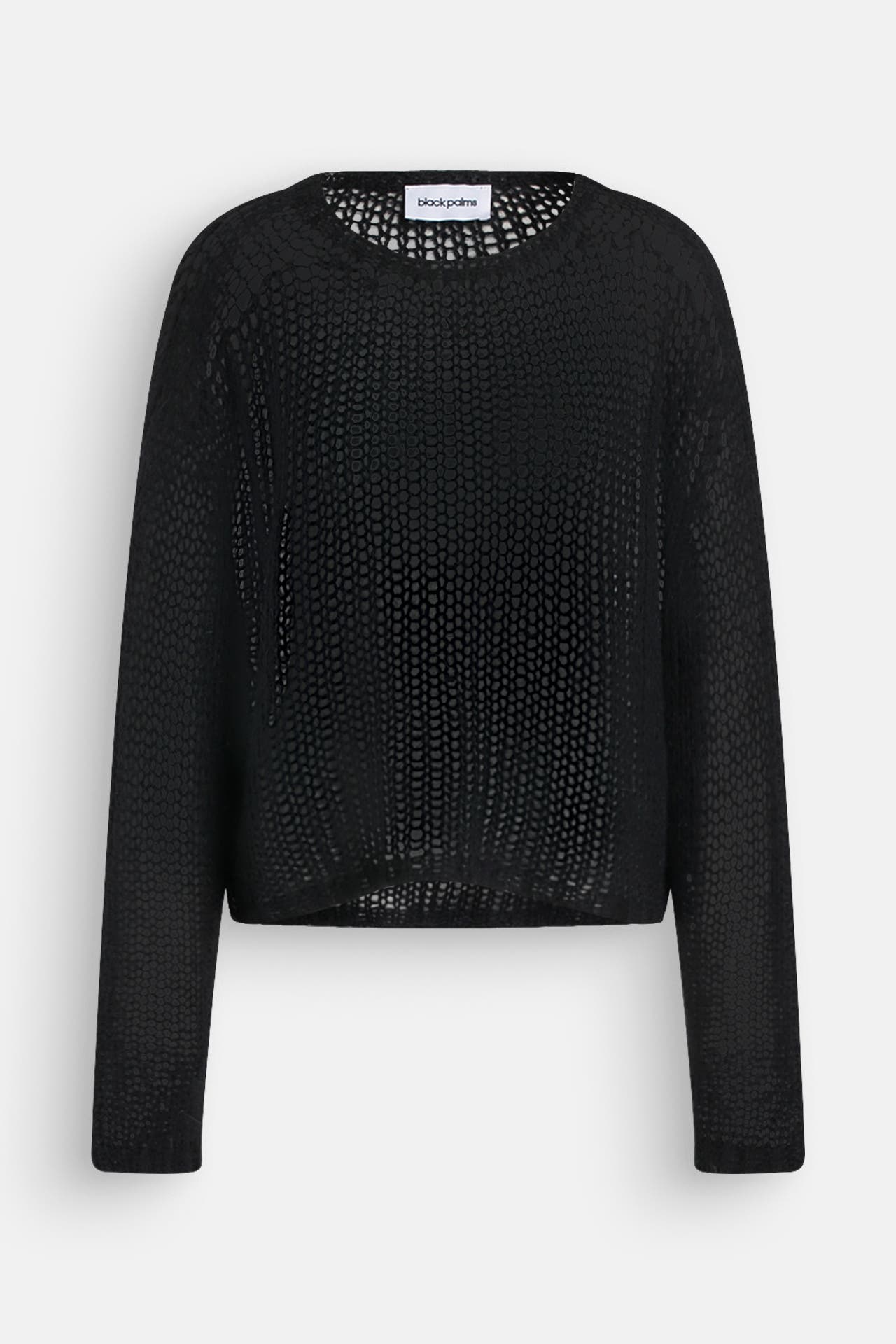 BLACK PALMS Wollmix-Pullover 'Stephl' schwarz, Bild 1