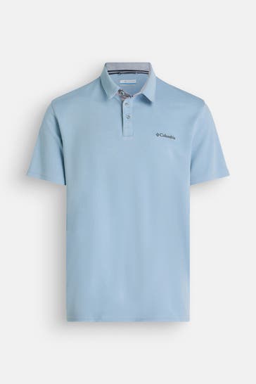 COLUMBIA Polo-Shirt 'Nelson Point' hellblau