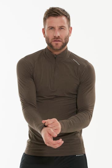 ENDURANCE Longsleeve 'Lyee' grünbraun