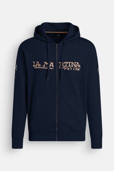 LA MARTINA Sweatjacke dunkelblau