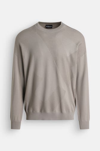 EMPORIO ARMANI Wollmix-Pullover grau