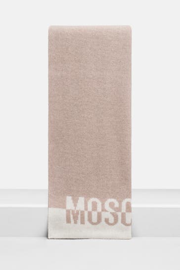 MOSCHINO Wollmix-Schal zweifarbig