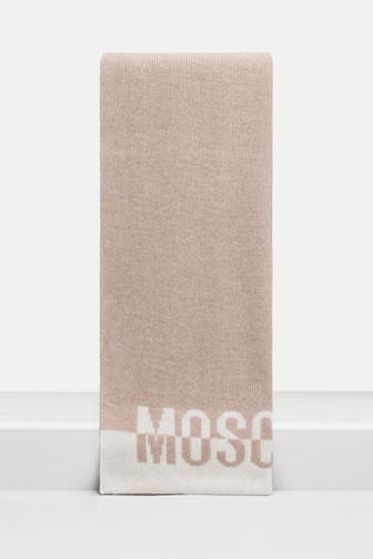 MOSCHINO Wollmix-Schal zweifarbig