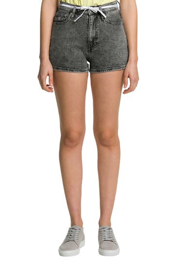 CK JEANS Jeansshorts grau