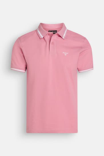 BARBOUR Polo-Shirt rosa
