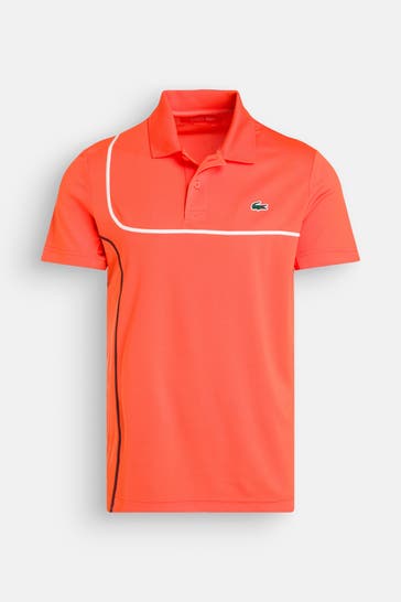 LACOSTE Funktions-Polo orange