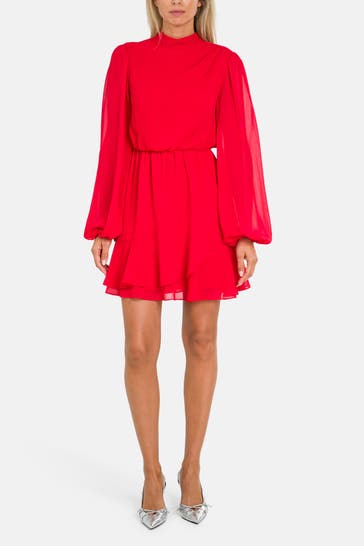 TED BAKER Minikleid rot