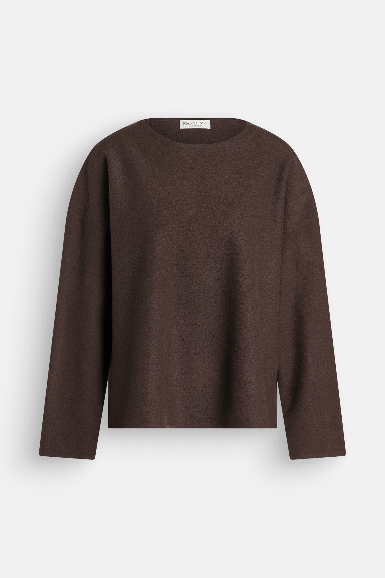 MARC O'POLO Woll-Langarmshirt braun, Bild 1