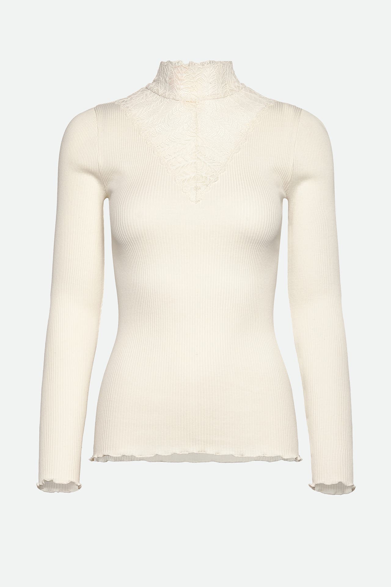 ROSEMUNDE Seidenmix-Longsleeve weiß, Bild 1