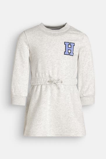 TOMMY HILFIGER Sweatkleid hellgrau