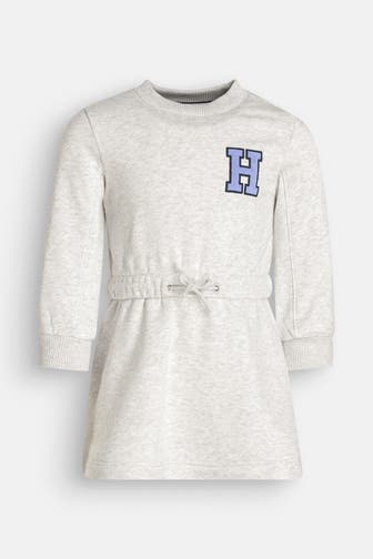 TOMMY HILFIGER Sweatkleid hellgrau