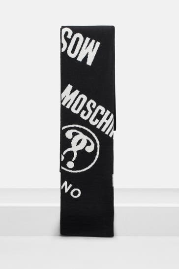 MOSCHINO Wollmix-Schal zweifarbig