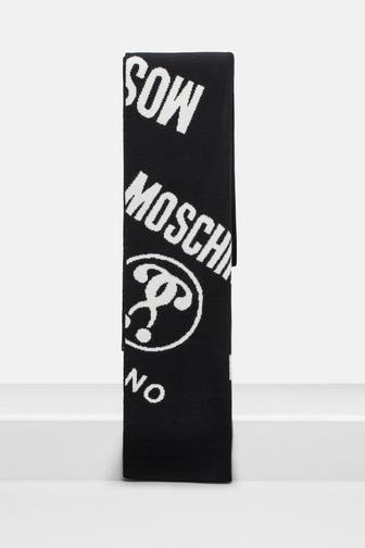 MOSCHINO Wollmix-Schal zweifarbig