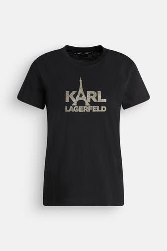 KARL LAGERFELD T-Shirt schwarz