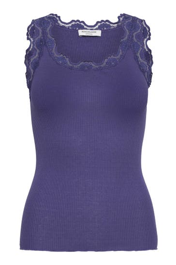 ROSEMUNDE Seidenmix-Top lila