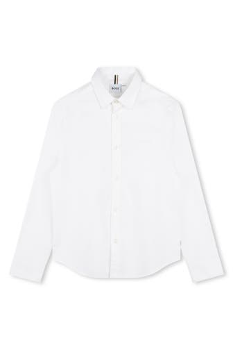 BOSS Hemd weiß Regular Fit